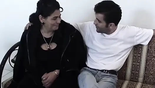Sikişe Hasret Dul Kadını Doyurdu